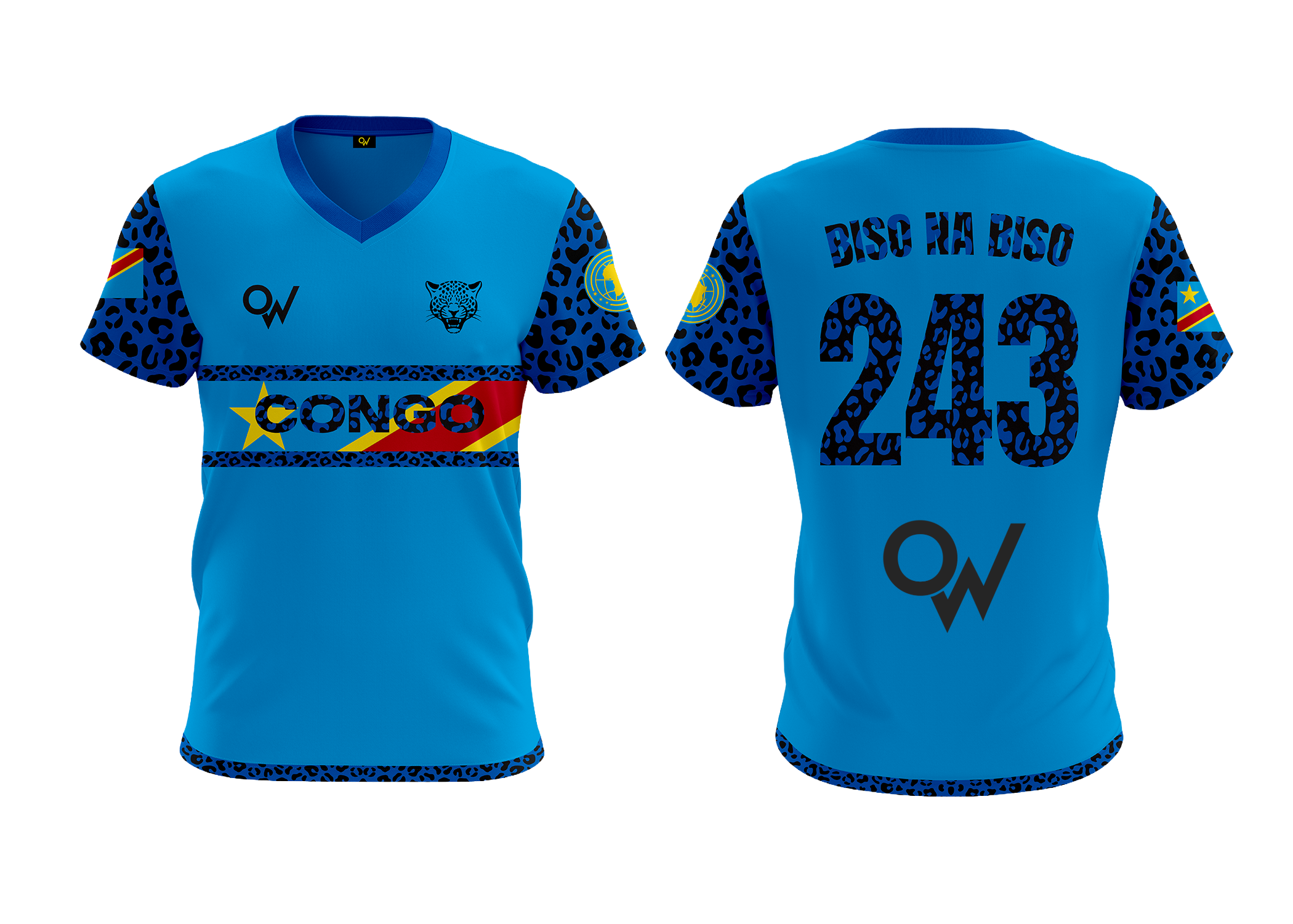 Congo soccer jersey (Preorder)